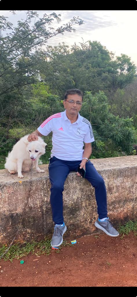 Gokak Hill with my pet 